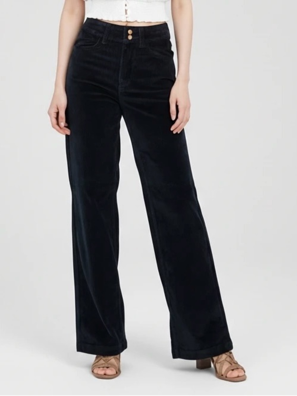 NWT Judy Blue Emerald Green Corduroy High Waist Wide Leg Pants Size 11/30
